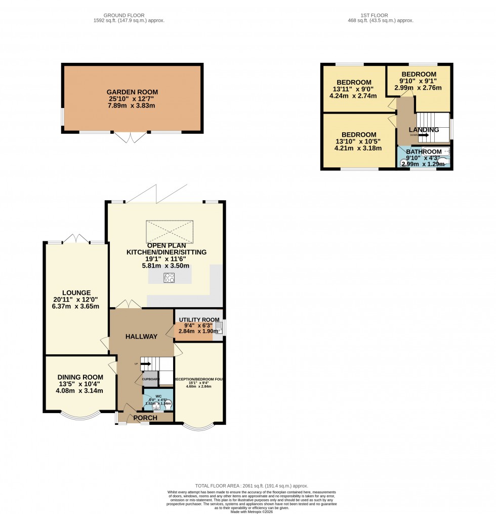 Floorplan for Cheadle Hulme, Stockport
