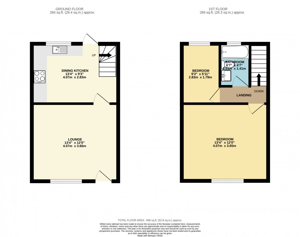 Floorplan for Cheadle, Cheshire