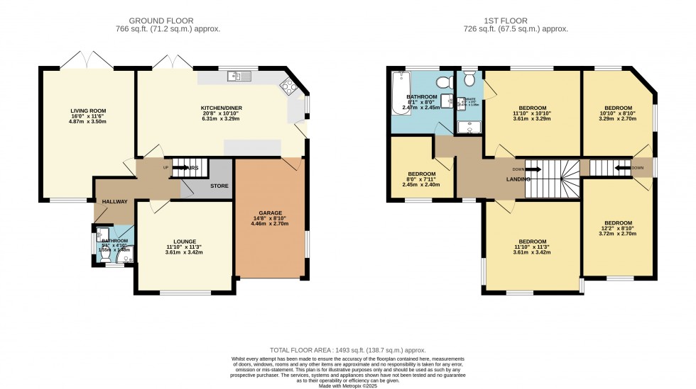 Floorplan for Gatley, Cheshire