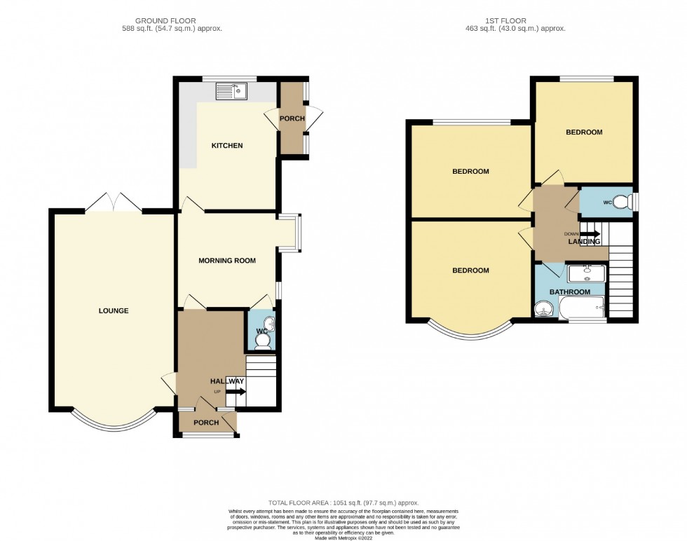 Floorplan for Cheadle, Cheshire
