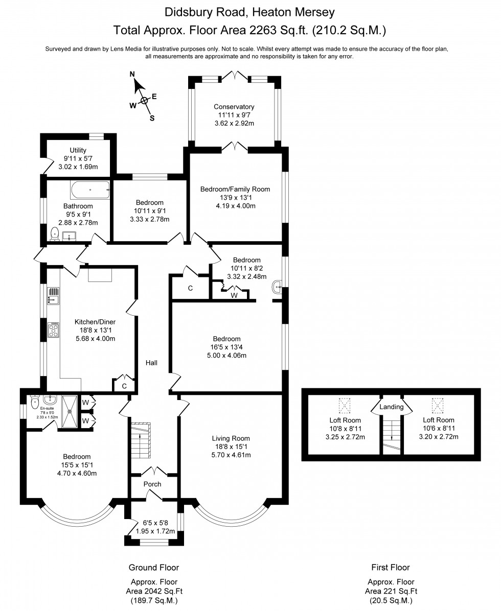 Floorplan for Heaton Mersey, Stockport