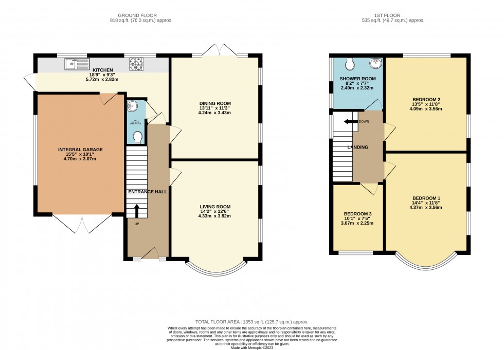 Floorplan for Gatley, Cheadle, Greater Manchester