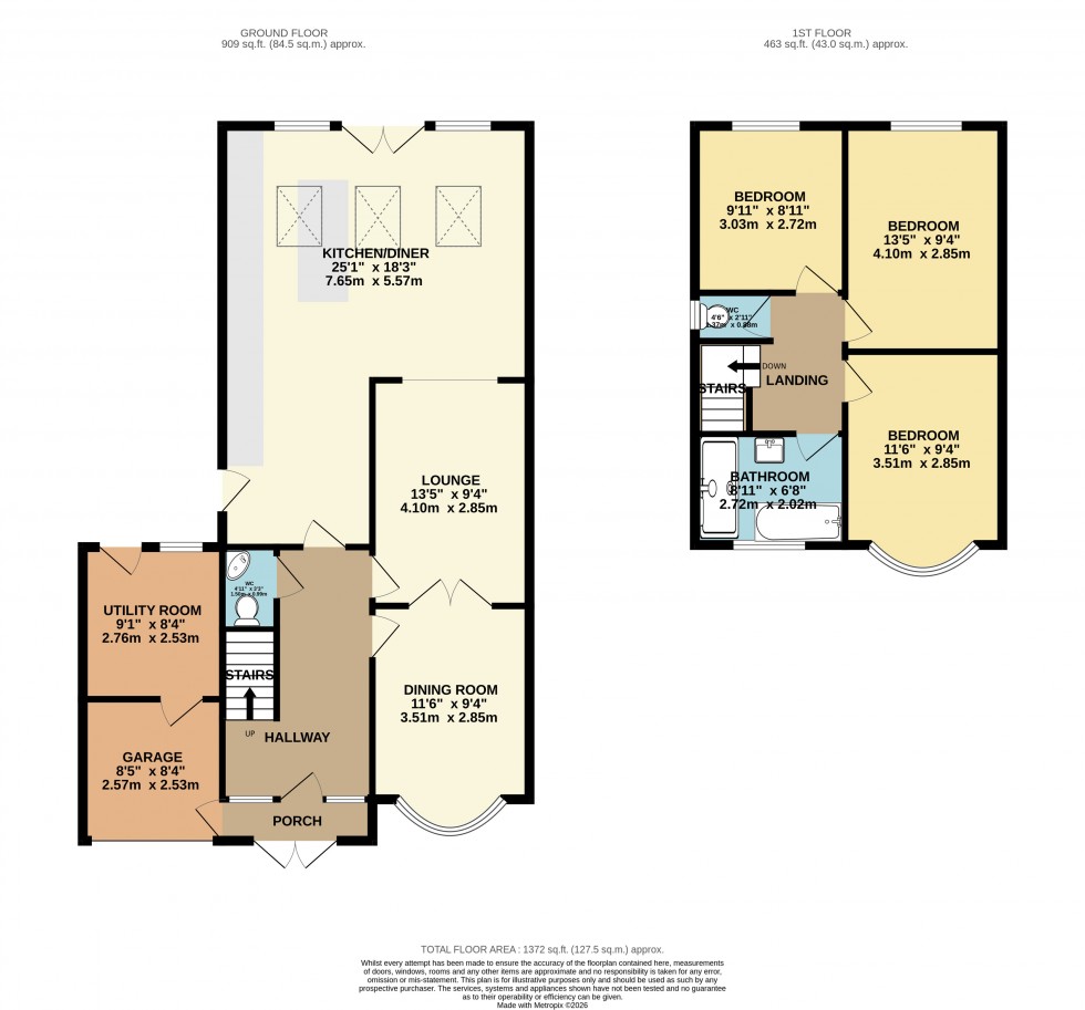 Floorplan for Cheadle, Greater Manchester