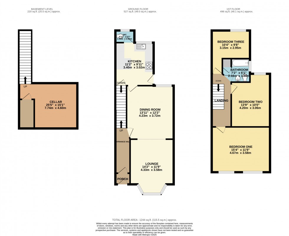 Floorplan for Stockport, Greater Manchester