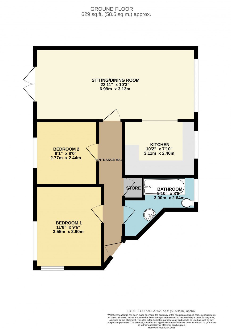 Floorplan for Manchester, Greater Manchester