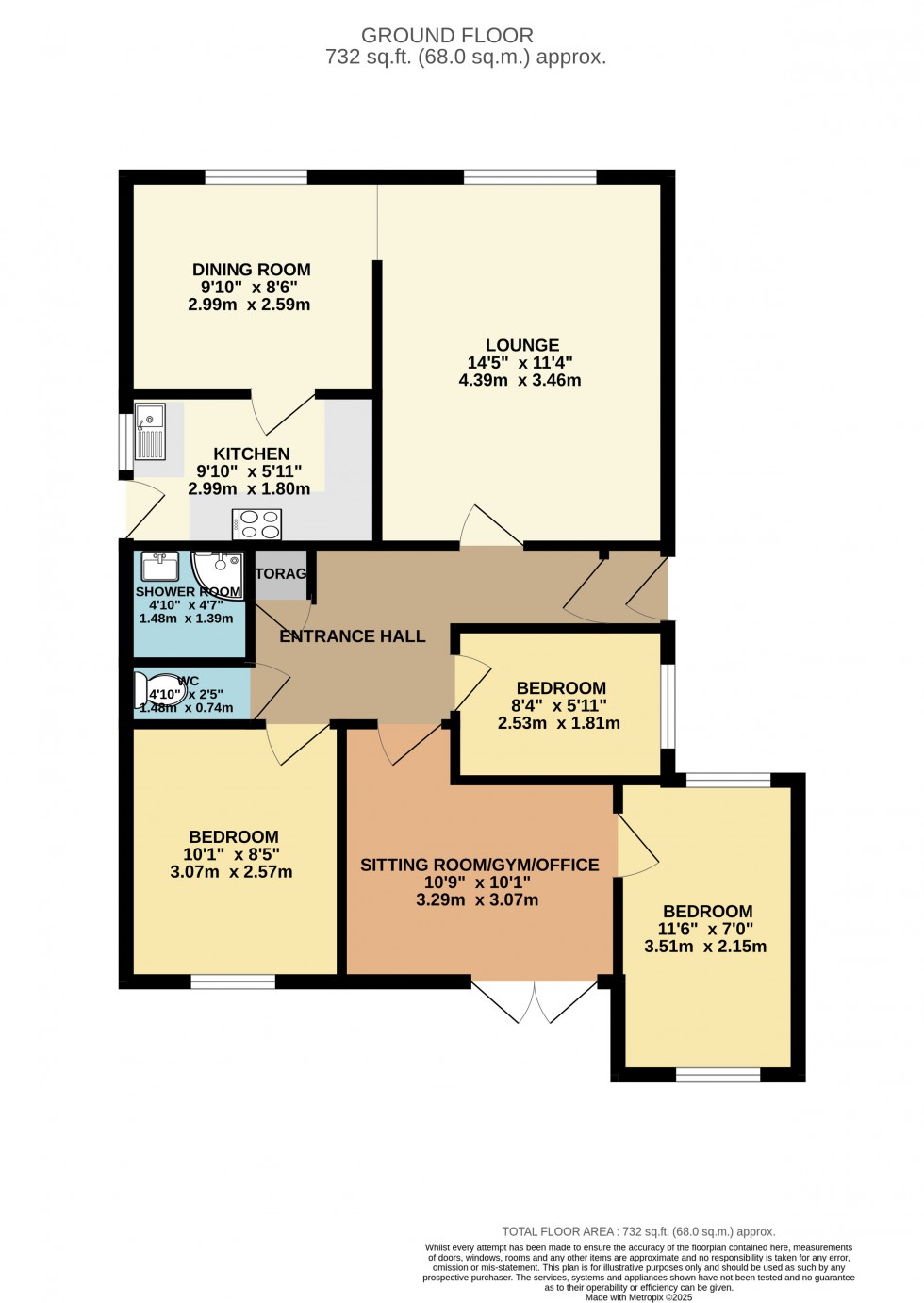 Floorplan for Gatley, Cheadle, Greater Manchester