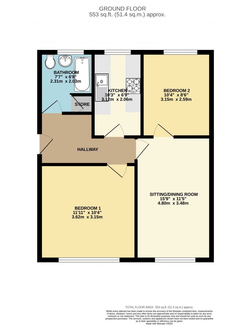 Floorplan for Sale, Greater Manchester