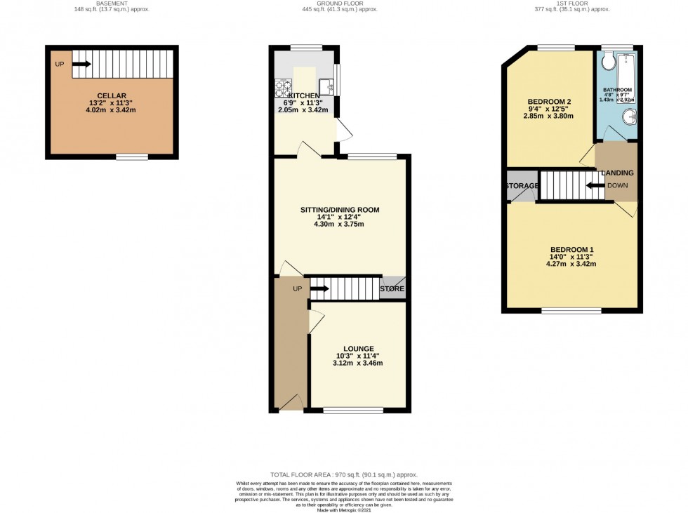 Floorplan for Stockport, Greater Manchester