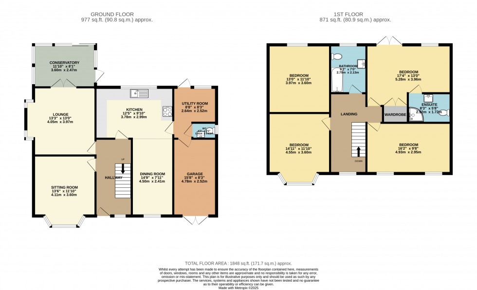 Floorplan for Gatley, Cheadle, Greater Manchester