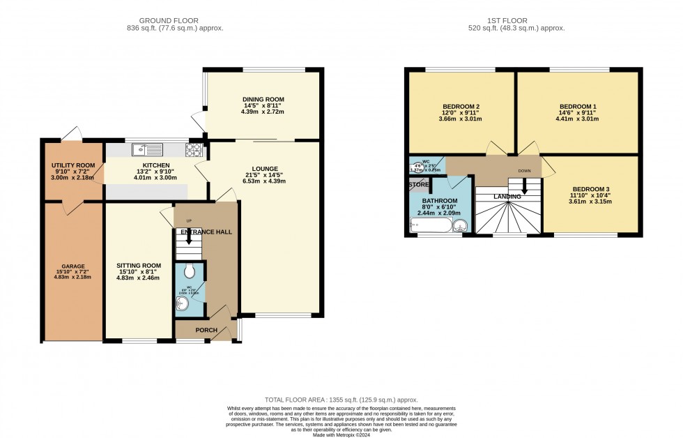 Floorplan for Cheadle Hulme, Cheadle, Greater Manchester