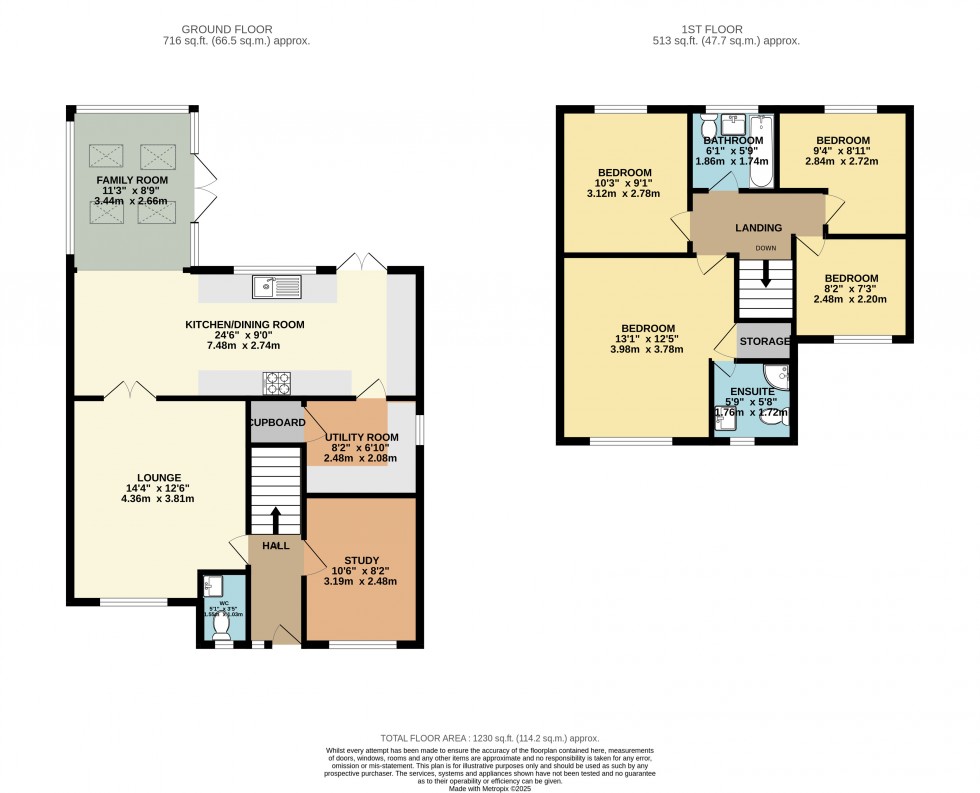 Floorplan for Cheadle, Greater Manchester