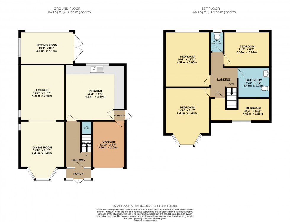 Floorplan for Cheadle, Greater Manchester