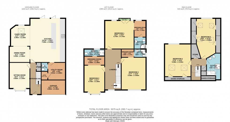 Floorplan for Heald Green, Cheadle, Greater Manchester