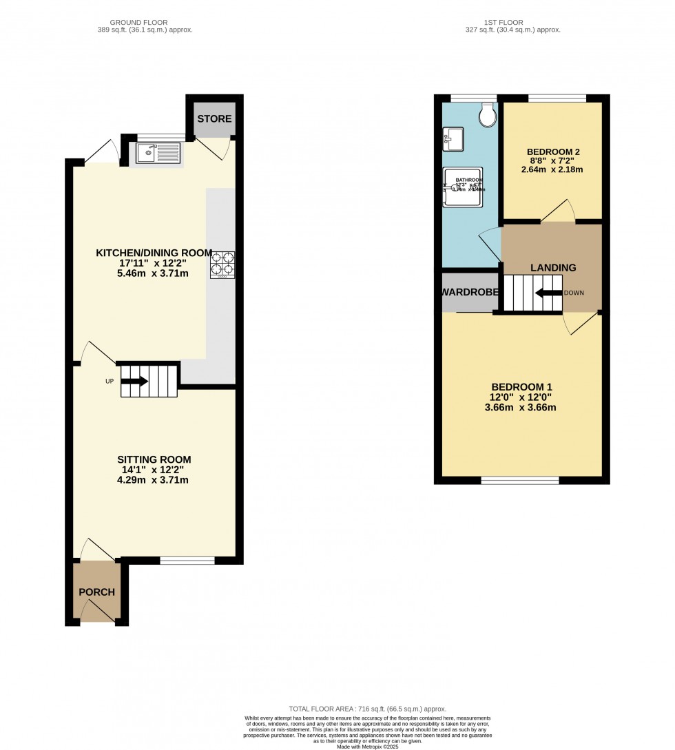 Floorplan for Cheadle, Greater Manchester