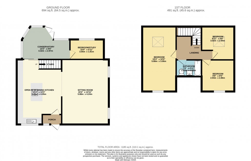 Floorplan for Cheadle Hulme, Stockport