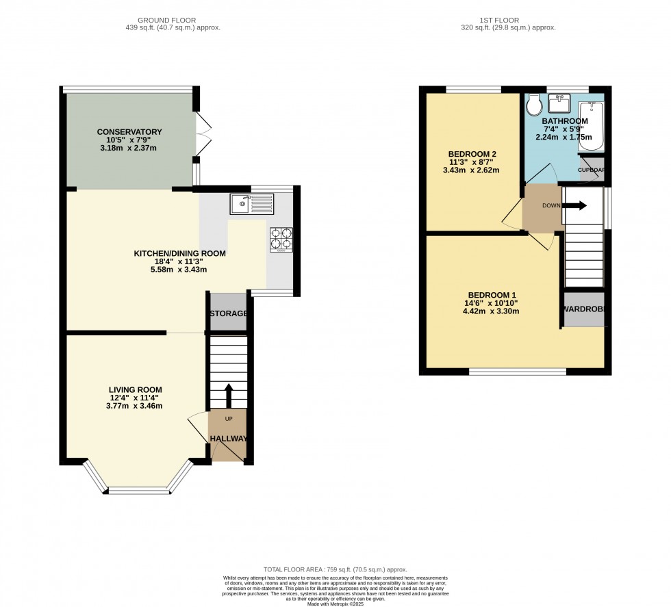 Floorplan for Cheadle Hulme, Cheadle, Greater Manchester