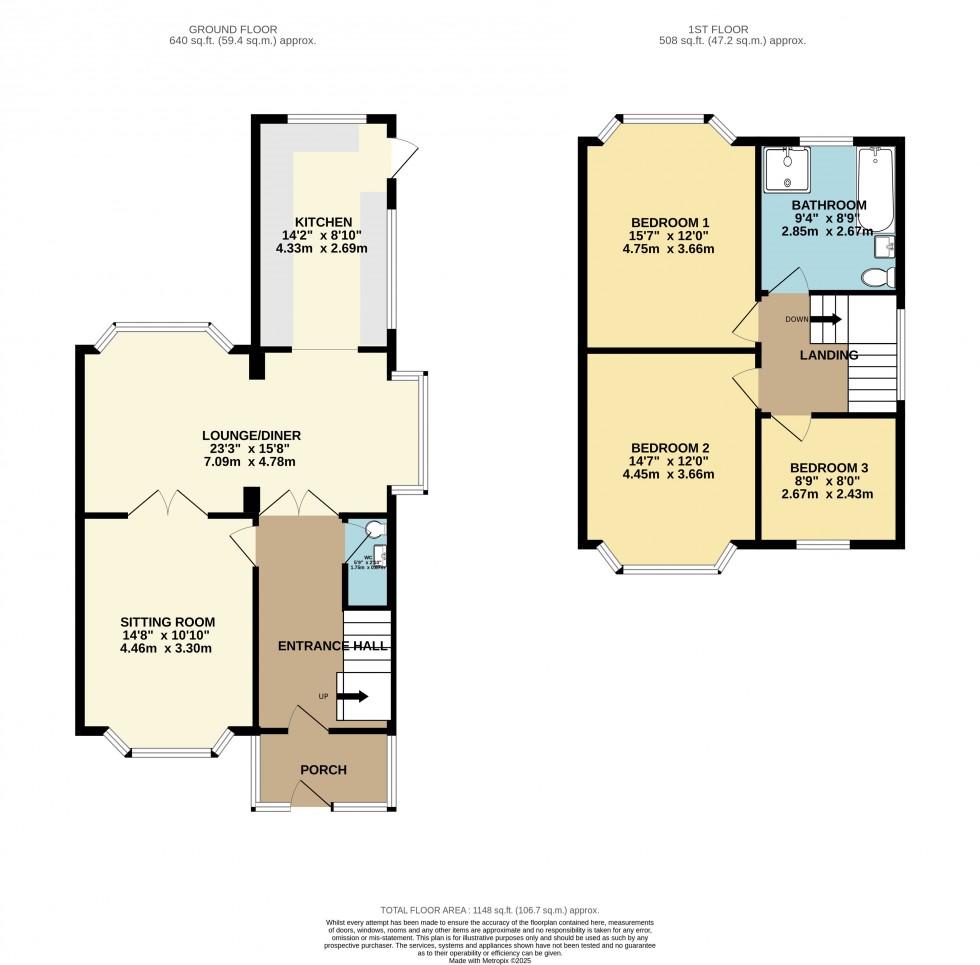 Floorplan for Woodsmoor, Stockport