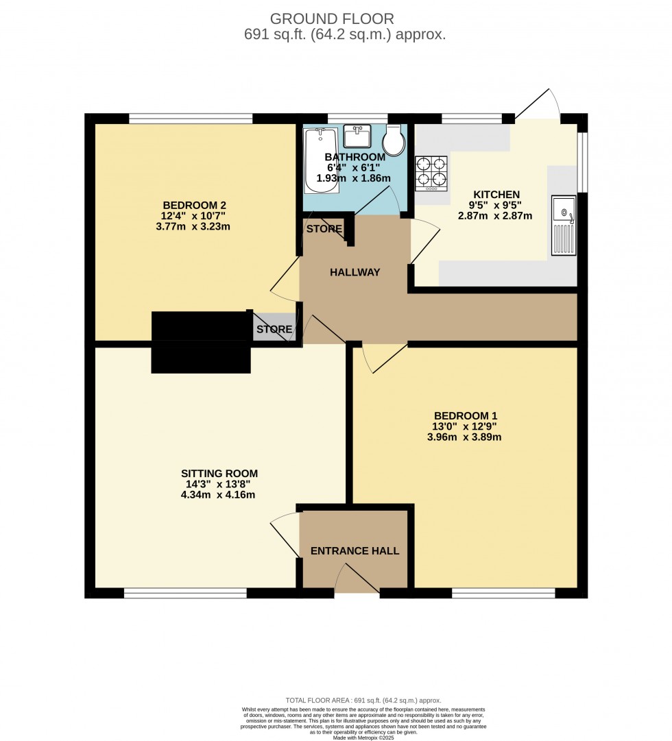 Floorplan for Cheadle, Greater Manchester