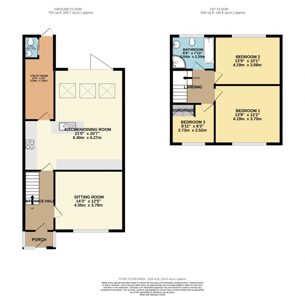 Floorplan for Cheadle, Greater Manchester