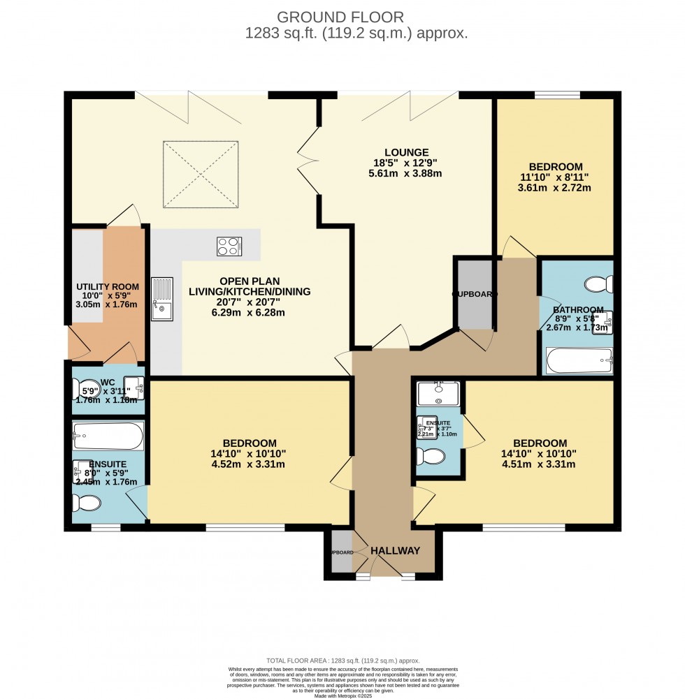 Floorplan for Bramhall, Stockport, Greater Manchester