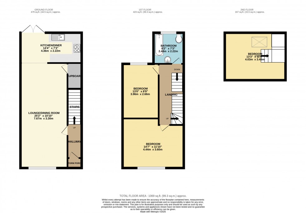 Floorplan for Cheadle, Cheshire