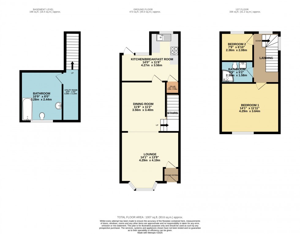 Floorplan for Cheadle, Greater Manchester
