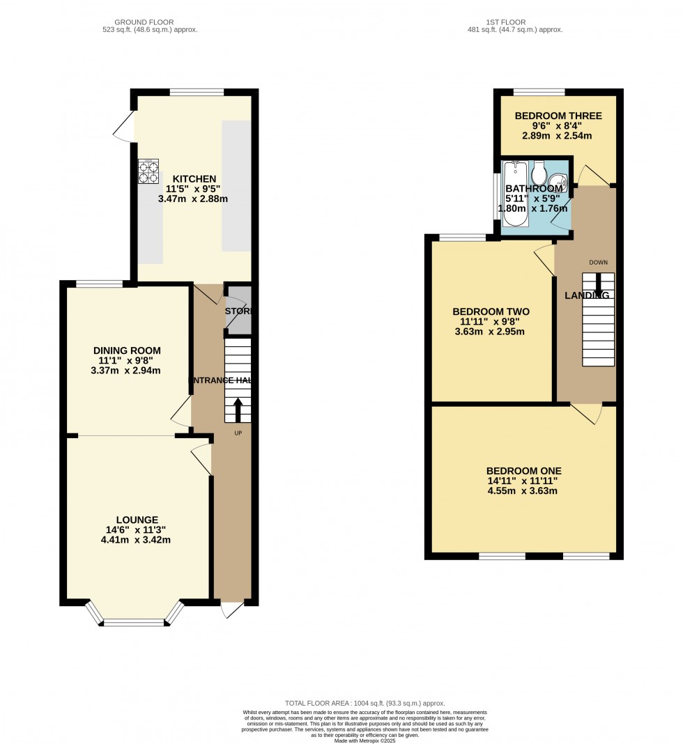 Floorplan for Cheadle, Greater Manchester