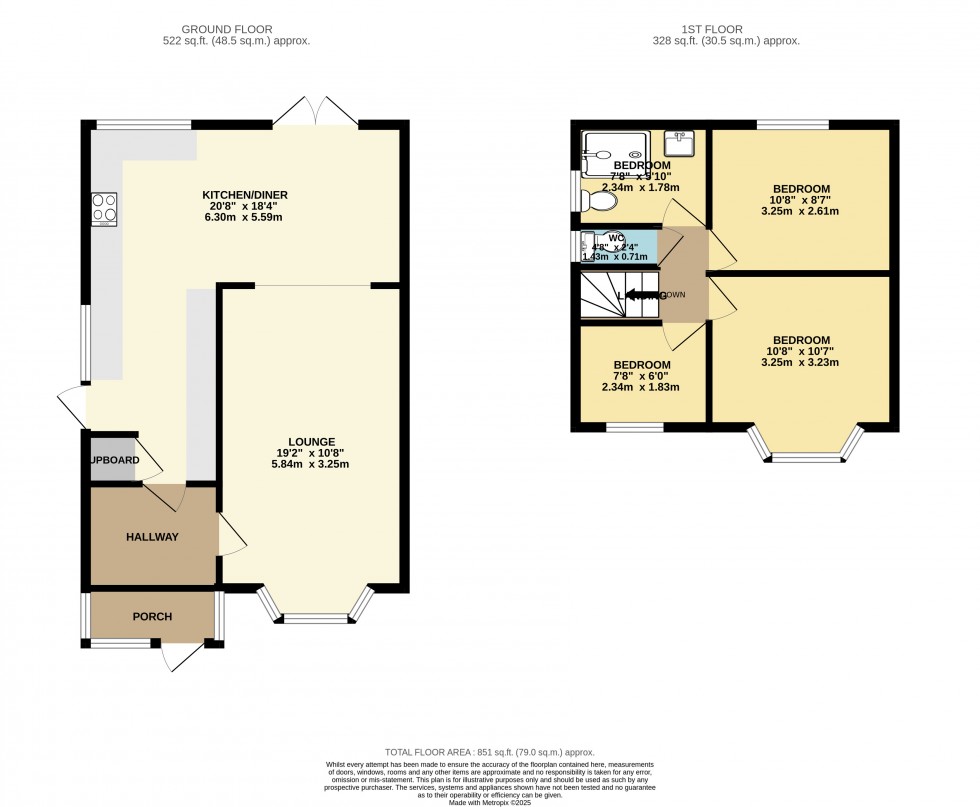 Floorplan for Edgeley, Stockport, Greater Manchester
