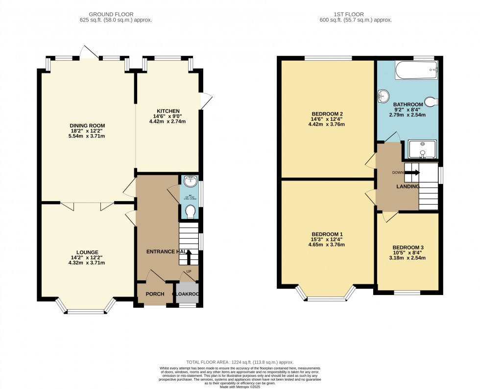 Floorplan for Cheadle, Greater Manchester