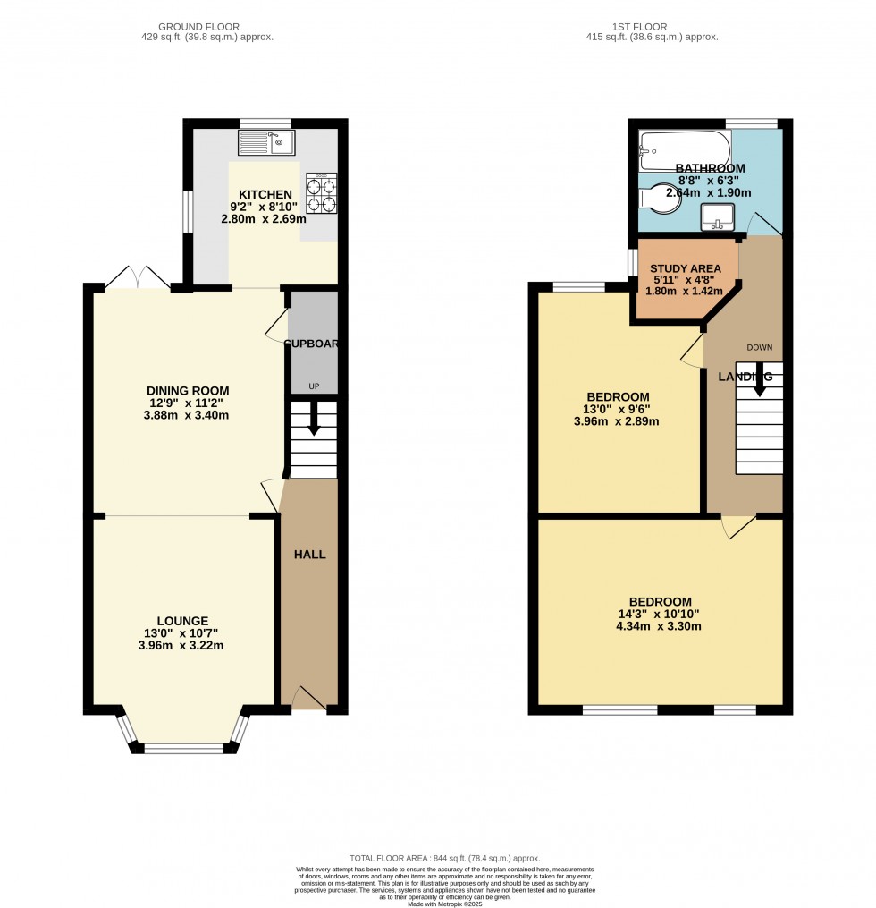Floorplan for Cheadle Heath, Stockport