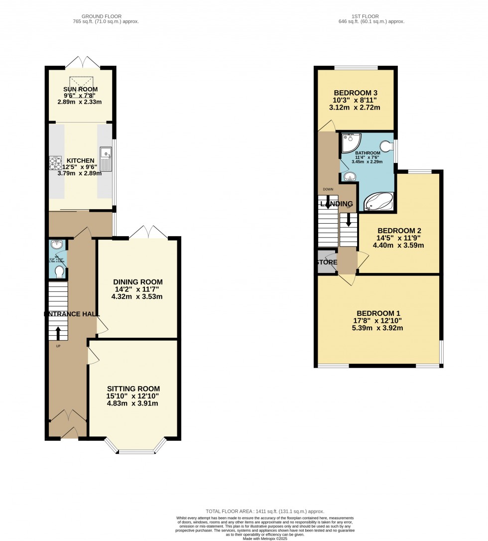 Floorplan for Cheadle, Greater Manchester