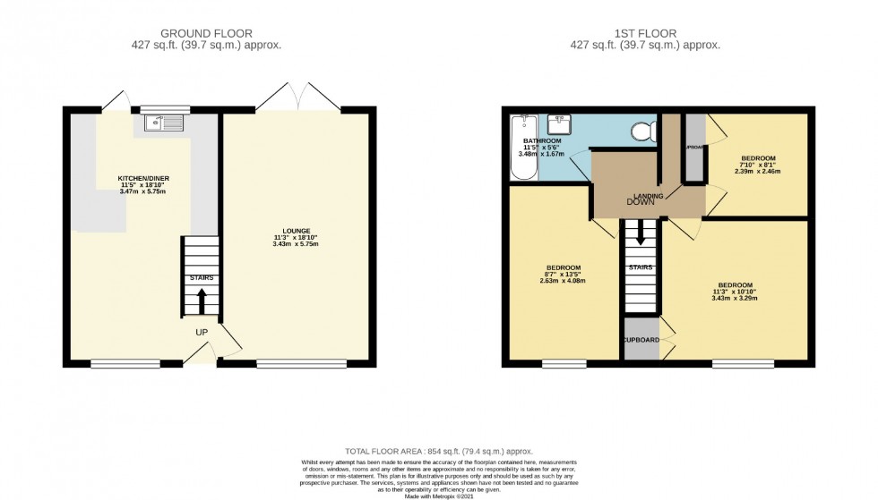 Floorplan for Cheadle, Cheshire