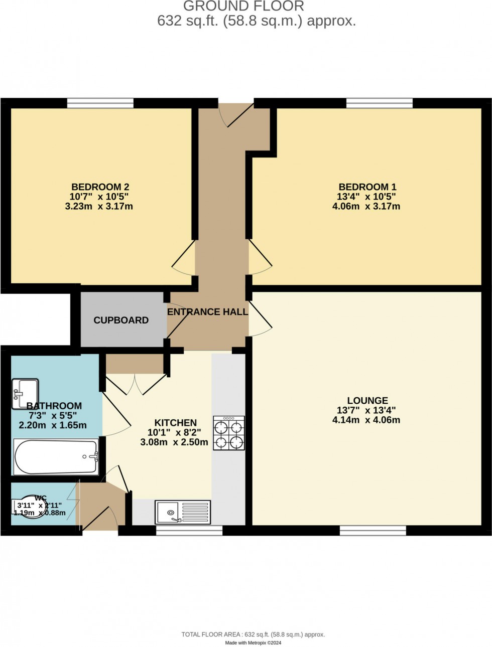 Floorplan for West Didsbury, Greater Manchester