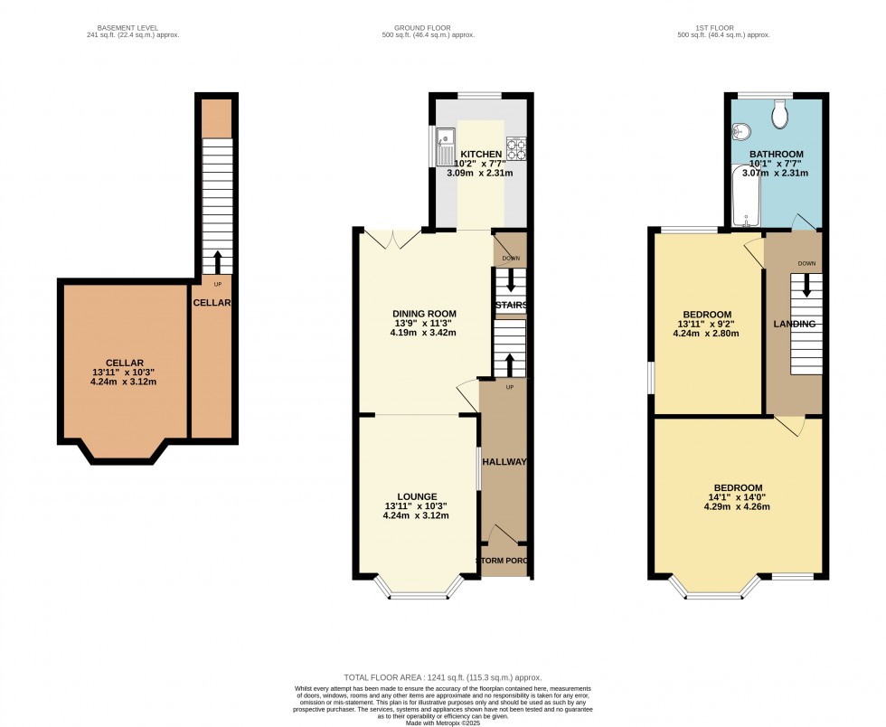 Floorplan for Cheadle, Greater Manchester