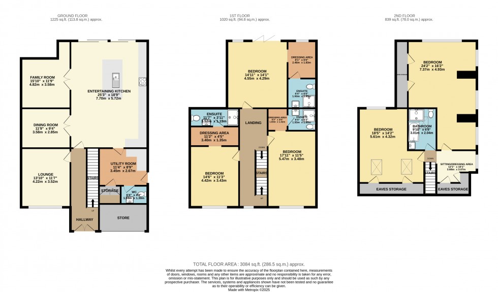 Floorplan for Gatley, Stockport, Greater Manchester