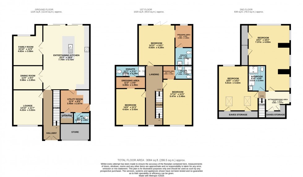 Floorplan for Gatley, Stockport, Greater Manchester