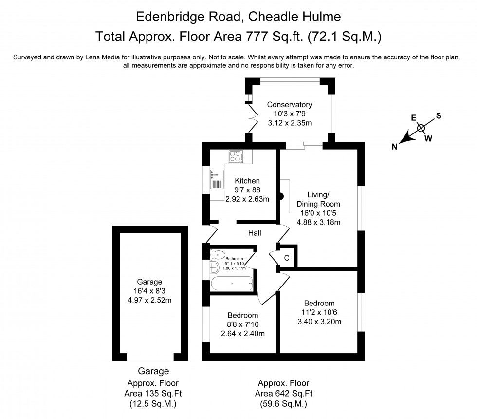 Floorplan for Cheadle Hulme, Stockport, Greater Manchester