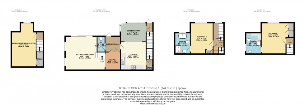 Floorplan for Cheadle Hulme, Cheadle, Greater Manchester