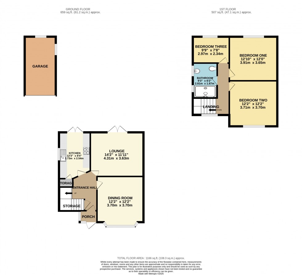 Floorplan for Heald Green, Cheadle, Stockport
