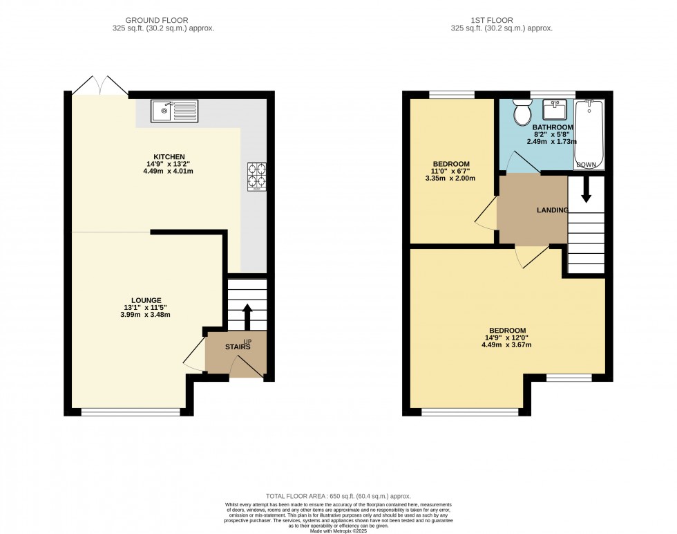 Floorplan for Cheadle, Greater Manchester