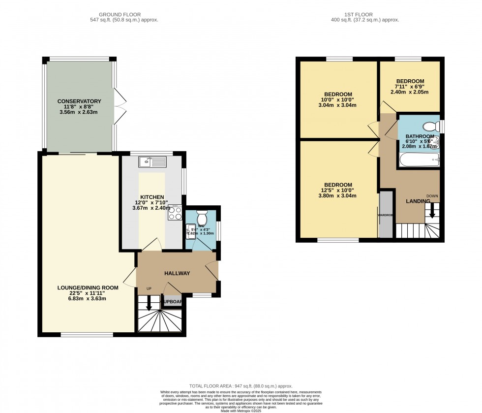 Floorplan for Cheadle Hulme, Stockport, Greater Manchester