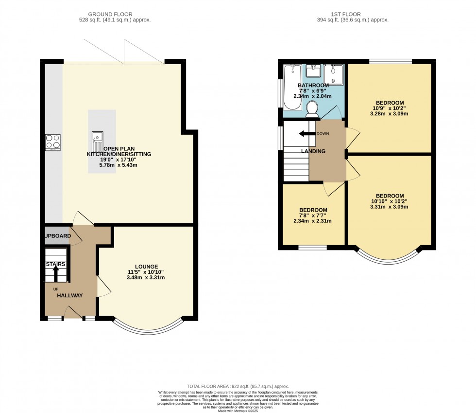 Floorplan for Gatley, Cheadle, Greater Manchester