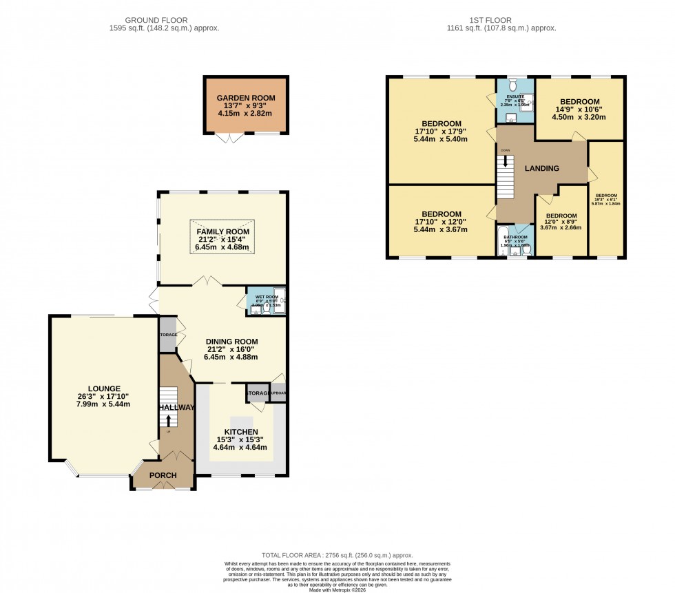 Floorplan for Heald Green, Stockport, Greater Manchester