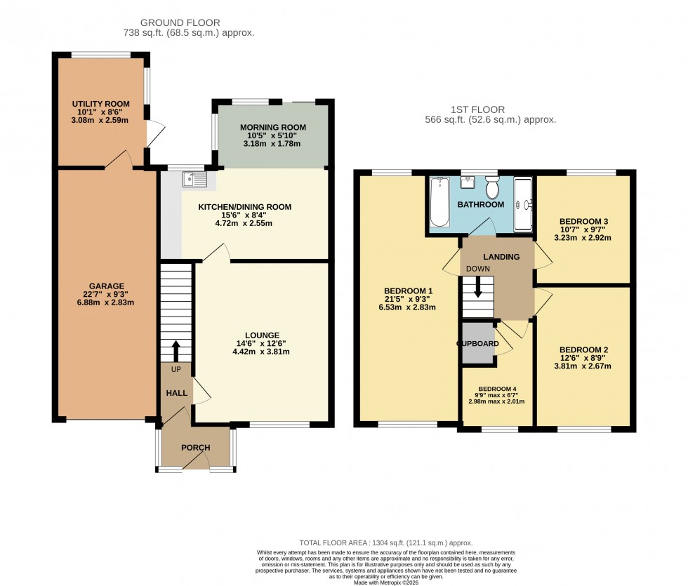Floorplan for Cheadle Hulme, Stockport, Greater Manchester
