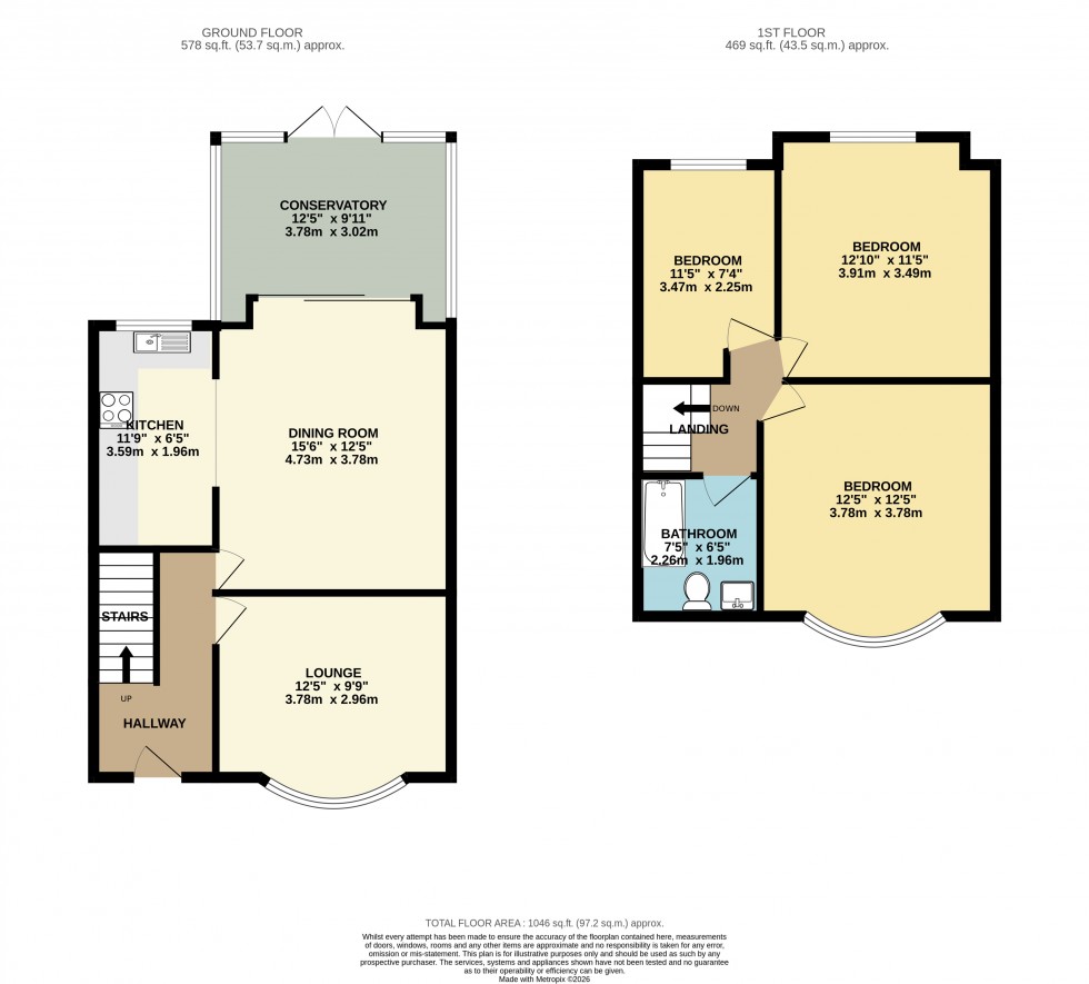 Floorplan for Manchester, Greater Manchester