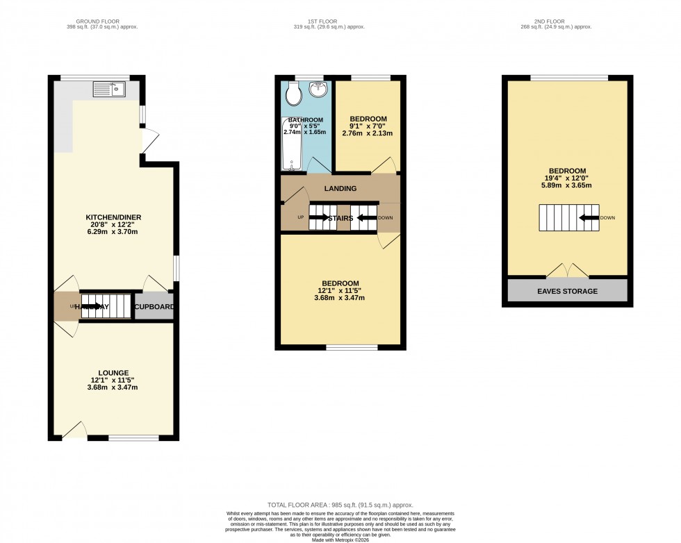 Floorplan for Cheadle, Cheshire