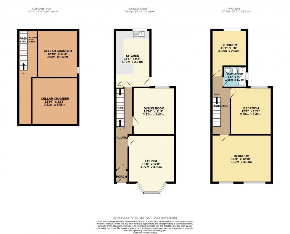 Floorplan for Cheadle Heath, Stockport