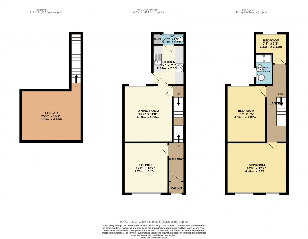 Floorplan for Stockport, Greater Manchester