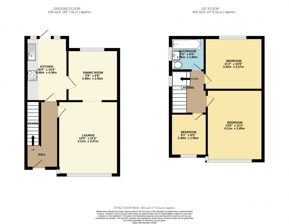 Floorplan for Heald Green, Cheadle, Cheshire