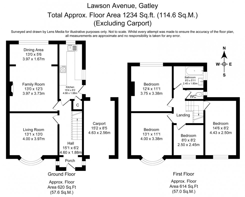 Floorplan for Gatley, Stockport, Greater Manchester